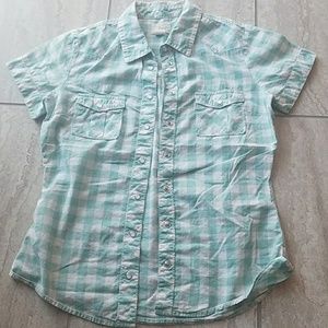 Pearl snap short sleeve